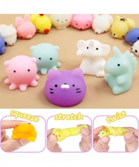 50 Pcs Mochi Squishies Toys Party Favors for Kids 4-8 Small Stress Relief Toys Bulk Treasure Box Toys Classroom Carnival Priz...