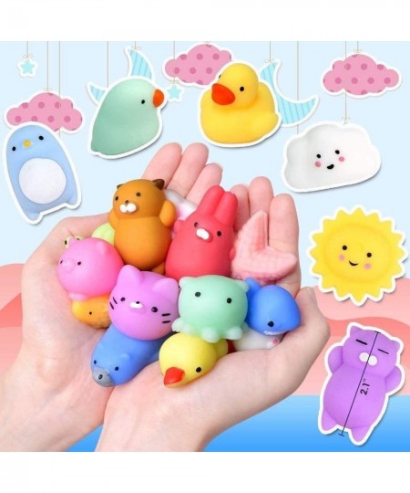 50 Pcs Mochi Squishies Toys Party Favors for Kids 4-8 Small Stress Relief Toys Bulk Treasure Box Toys Classroom Carnival Priz...