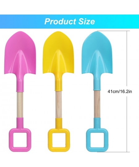 Beach Shovels 16 Inch Sand Shovels for Kids Beach Shovels for Kids Heavy Duty Beach Shovel Long Handled Sand Toy Shovel Plast...