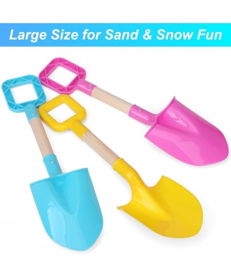 Beach Shovels 16 Inch Sand Shovels for Kids Beach Shovels for Kids Heavy Duty Beach Shovel Long Handled Sand Toy Shovel Plast...