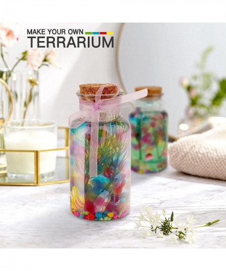 Terrarium Kit for Kids 45 Pieces Arts and Crafts Kit Make Your Own 3 Water Beads Kits Creative DIY Supplies for School and Fa...