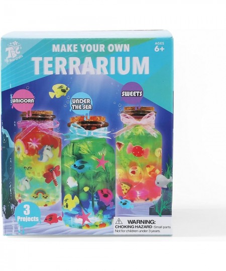 Terrarium Kit for Kids 45 Pieces Arts and Crafts Kit Make Your Own 3 Water Beads Kits Creative DIY Supplies for School and Fa...