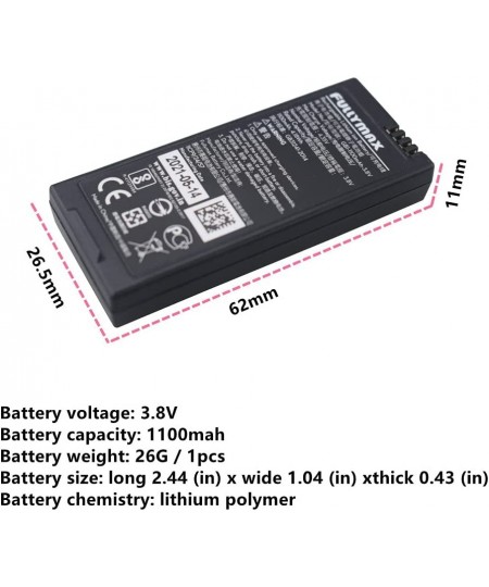 2PCS 3.8V 1100mAh Lithium Battery with 3-in-1 Charger for DJI Tello Remote Control Drone $79.71 - Hobby Remote & App Controll...