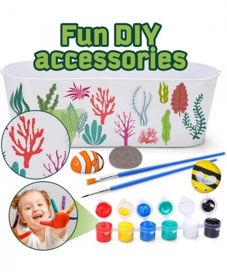 Paint & Planting Flower Growing Kit for Kids Planting Kit for Girls and Boys Gardening Arts & Crafts Set Gifts for Kids 5 6 7...