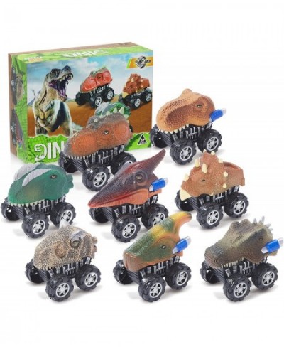 Dinosaur Toy Pull Back Cars 8 Pack Dino Toys for 3 Year Old Boys and Toddlers Boy Toys Age 3 4 5 and Up Pull Back Toy Cars Di...