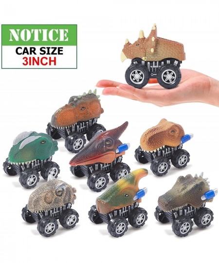 Dinosaur Toy Pull Back Cars 8 Pack Dino Toys for 3 Year Old Boys and Toddlers Boy Toys Age 3 4 5 and Up Pull Back Toy Cars Di...