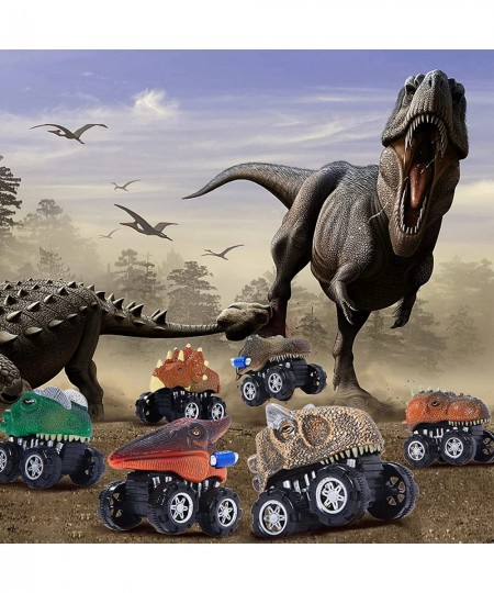 Dinosaur Toy Pull Back Cars 8 Pack Dino Toys for 3 Year Old Boys and Toddlers Boy Toys Age 3 4 5 and Up Pull Back Toy Cars Di...