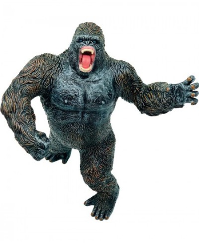 King Kong Toys Gorilla Action Figure Standing Rampage Gorilla Fight Mode Gorilla Ape Solid Wild Animal Figurines for Kids Bir...