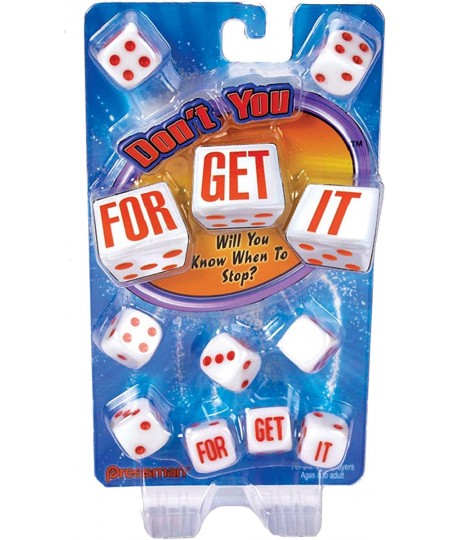 Don't You Forget It - Will You Know When to Stop Blue 5 $17.69 - Dice Games