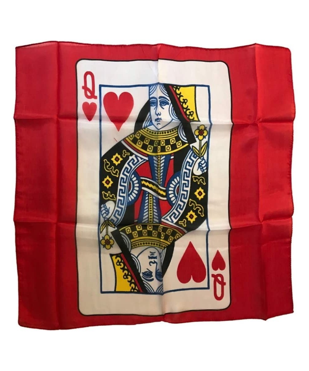 Queen of Hearts 18 inch Silk - Includes Trick Instructions- The Perfect Extra Touch for Your Magic! $17.32 - Magic Kits & Acc...