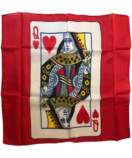 Queen of Hearts 18 inch Silk - Includes Trick Instructions- The Perfect Extra Touch for Your Magic! $17.32 - Magic Kits & Acc...