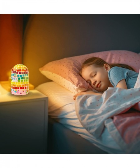 Make Your Own Mosaic Night Light - Craft Kit for Kids Arts Craft Project Kit for Girls Age 4 to 8 Year Old $25.72 - Craft Kits