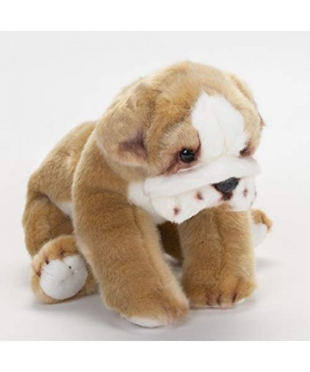 Nat and Jules Laying Large Bulldog Children's Plush Stuffed Animal Toy $51.91 - Plush Puppets