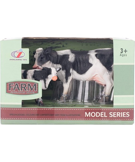 Animal Family Figures Children's Toy Playset (Cow Mom and Baby) $24.66 - Play Figure Playsets