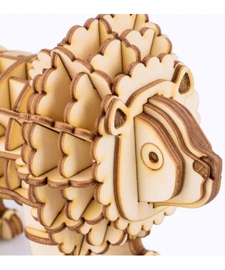 3D Wooden Puzzle-DIY Tiny Animal Model Kit-Assembly Jigsaw Puzzle-Home Deco-Birthday Day Gift for Boys/Girls Lion $14.43 - 3-...