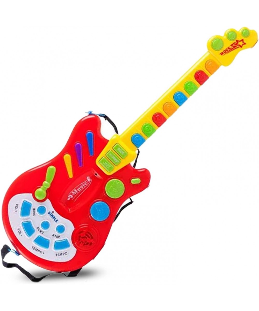 Kids Handheld Musical Electronic Toy Guitar for Children Plays Music Rock Drum & Electric Sounds Best Toy & Gift for Girls & ...