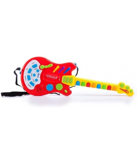 Kids Handheld Musical Electronic Toy Guitar for Children Plays Music Rock Drum & Electric Sounds Best Toy & Gift for Girls & ...