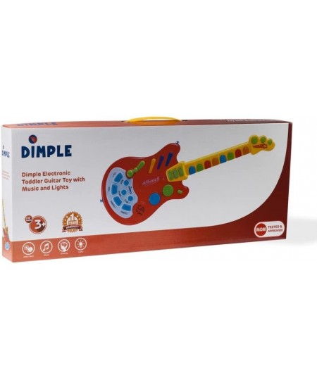 Kids Handheld Musical Electronic Toy Guitar for Children Plays Music Rock Drum & Electric Sounds Best Toy & Gift for Girls & ...