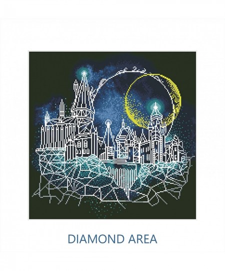 Diamond Art KIT Moon Over Multi $75.89 - Craft Kits