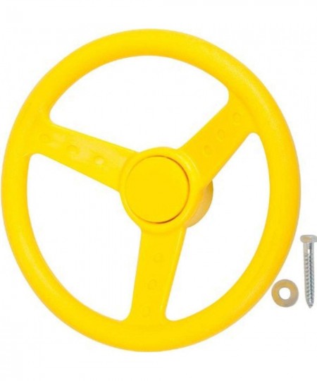 Steering Wheel Yellow and SSS Logo Sticker $43.49 - Play Sets & Playground Equipment