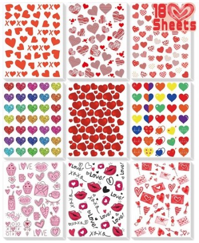 Valentines Stickers for Kids - 400PCS Cute Valentines Stickers for Cards Envelopes Craft Scrapbooking Valentine Day Party Fav...