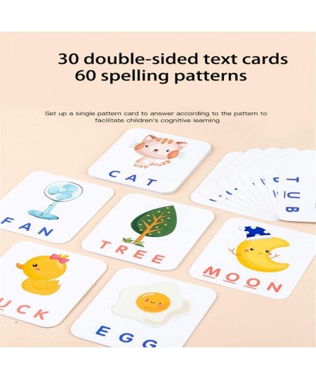 Matching Letter Wooden Blocks Spelling Game Kids Educational Puzzle Toys Toddlers Learning Alphabet Interactive Game Word Spe...