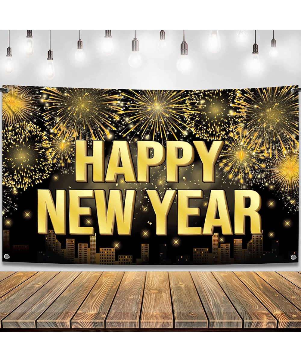 XtraLarge Happy New Year Banner - 72 X 44 Inch | 2023 New Years Eve Banner New Years Eve Party Supplies 2023 | Happy New Year...