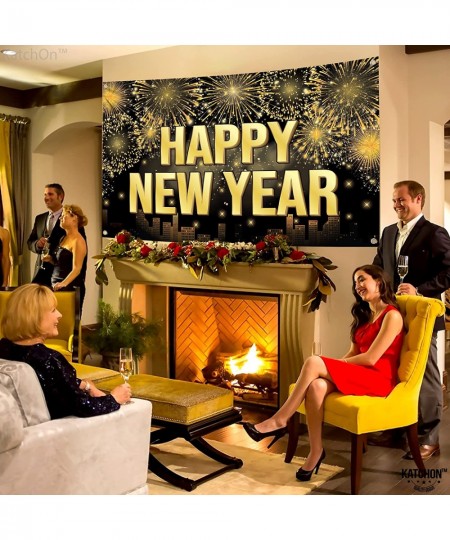 XtraLarge Happy New Year Banner - 72 X 44 Inch | 2023 New Years Eve Banner New Years Eve Party Supplies 2023 | Happy New Year...