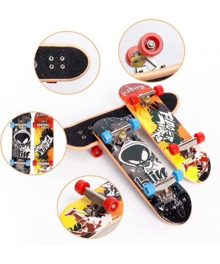 2 Kit Finger Skateboard for Kids Mini Skateboard Finger Boards Toys Gifts for Children Finger Skater Fingerboards Ultimate Sp...