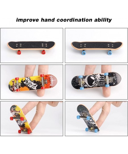 2 Kit Finger Skateboard for Kids Mini Skateboard Finger Boards Toys Gifts for Children Finger Skater Fingerboards Ultimate Sp...