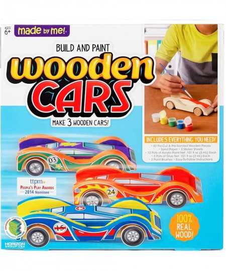 Build and Paint Your Own Wooden Cars Craft Kit & Create Your Own Window Art Craft Kit for Age 6+ $40.29 - Craft Kits