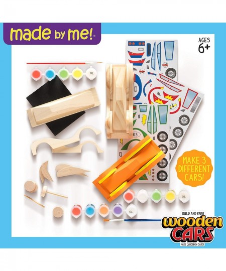 Build and Paint Your Own Wooden Cars Craft Kit & Create Your Own Window Art Craft Kit for Age 6+ $40.29 - Craft Kits