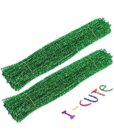 200Pcs Pipe Cleaners Chenille Stems for Christmas Tree DIY Art Creative Crafts Decorations (Green) $20.26 - Kids' Drawing & W...