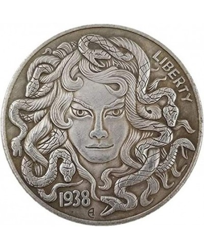 Medusa Head Copy Antique Hobo Coin US Morgan Hobo Nickel Coin Badge Toy Protective Case Included $14.81 - Miniature Novelty Toys