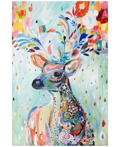 Jigsaw Puzzles Wooden for Adults 1000 Piece Watercolor Elk $45.94 - Jigsaw Puzzles