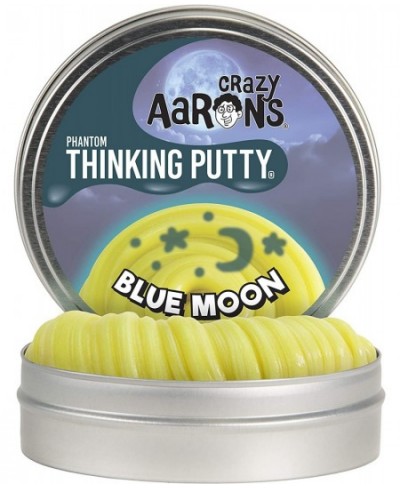 Thinking Putty 4” Tin (3.2 oz) Blue Moon - Glow in The Dark Putty Includes Glow Charger - Never Dries Out $49.72 - Slime & Pu...