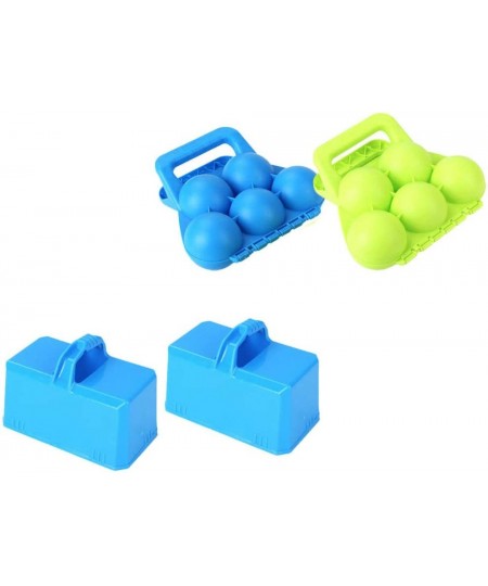 4pcs Snowball and Brick Maker Snow Round Ball Mold Children Snow Building Shaper Mold Snow Fight Ball Toy Maker Outdoor Winte...