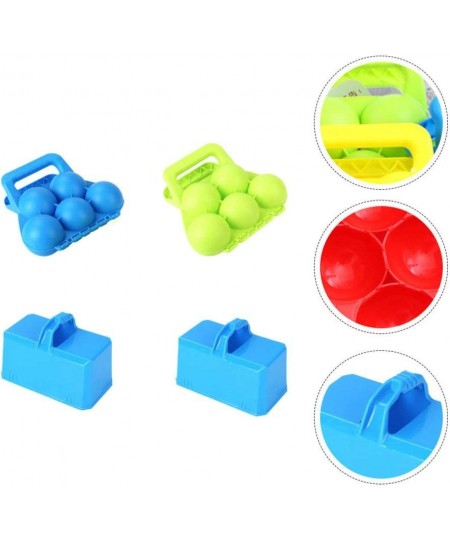 4pcs Snowball and Brick Maker Snow Round Ball Mold Children Snow Building Shaper Mold Snow Fight Ball Toy Maker Outdoor Winte...