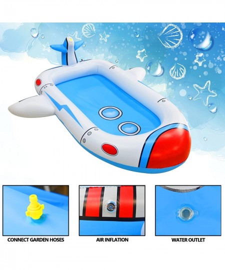 Splash Pad Inflatable Pool Sprinkler for Kids Toddler Pool Kiddie Pool Wading Pool Baby Pool Splash Play Mat Outdoor Water To...