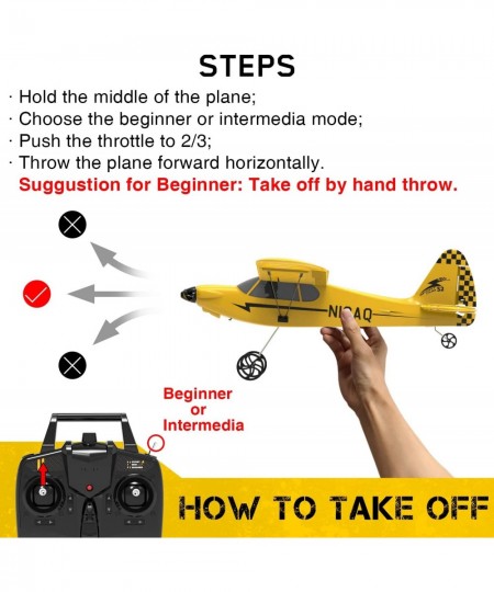 RC Plane 3CH Remote Control Airplane Ready to Fly Sport Cub S2 Radio Controlled Aircraft for Beginners with Xpilot Stabilizat...