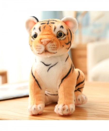 2022 Tiger Year Plush Toy Plush Tiger Stuffed Animal Pillow New Year Gift Benmingnian Souvenir Home Décor Hug Stuff (29cm Sit...