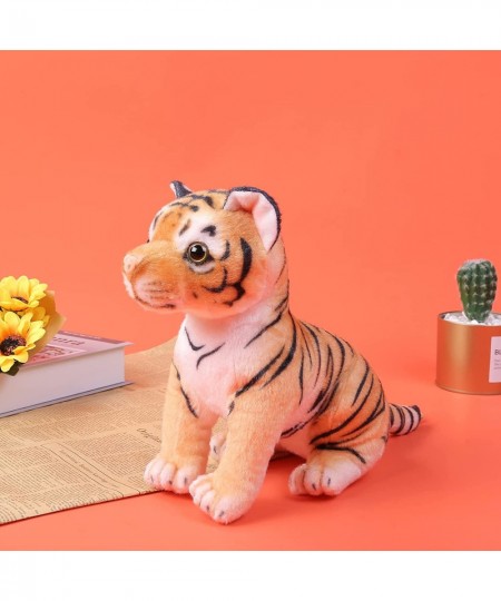 2022 Tiger Year Plush Toy Plush Tiger Stuffed Animal Pillow New Year Gift Benmingnian Souvenir Home Décor Hug Stuff (29cm Sit...