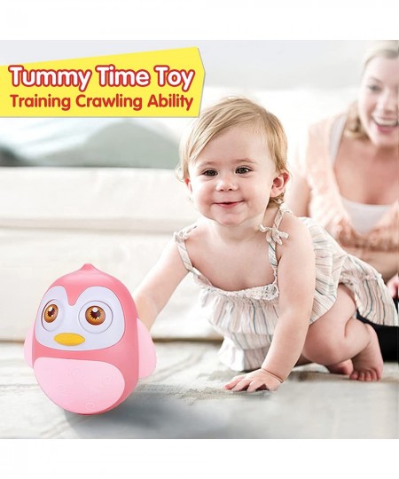 Roly Poly Baby Toys 6 to 12 Months Developmental Tummy Time Wobbler Toy for Baby Penguin Tumbler Wobbler Toys for Infant Boy ...