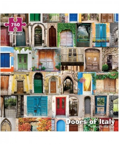 Italy Doors 750-Piece Jigsaw Puzzle for All Ages $30.55 - Jigsaw Puzzles