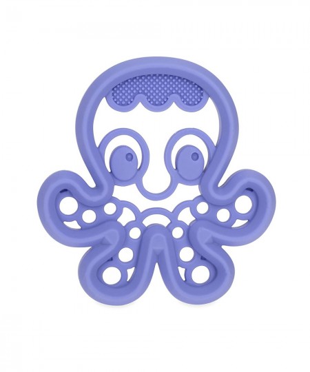 100% Soft Silicone Teether with Massaging Bristles: 3M+ Characters Vary Multi $14.75 - Baby Teether Toys