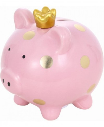 Ceramic Piggy Bank for Adults Spotted Pig Savings Money Jar for Coins Boys and Girls Birthday (Pink One Size) $43.33 - Kids' ...