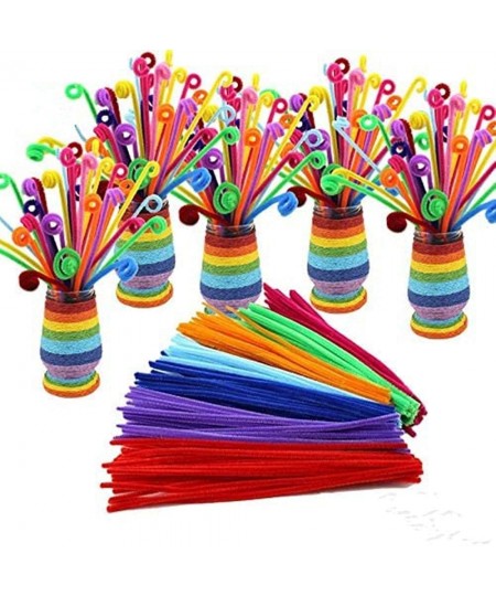 100 Pieces Pipe Cleaners 6 mm x 12 Inch 10 Colors Chenille Stems Suitable for Arts Craft Projects or Decorations $14.95 - Cra...