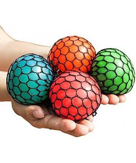 Anti-Stress Mesh Squishy Ball Squeeze Grape Ball Relieve Pressure Ball Colors May Vary 5 Pack $21.00 - Toy Sports Products