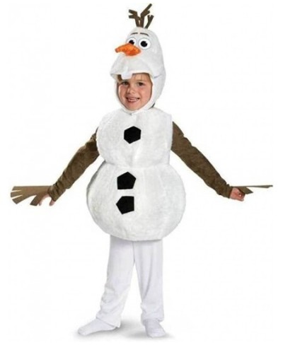 Kids Olaf Costume Snowman Dress up Costume Halloween Cosplay Jumpsuit $51.62 - Kids' Costumes