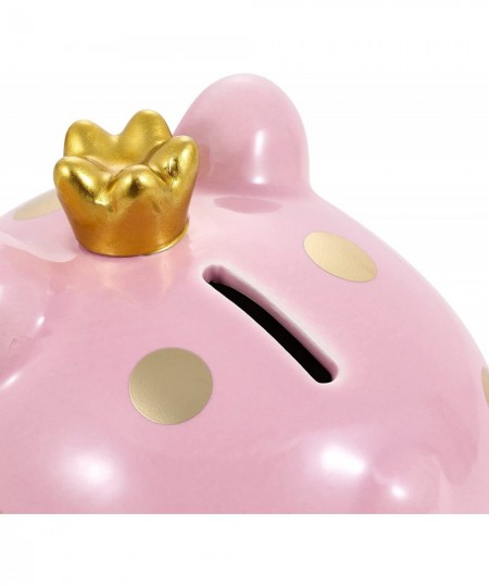 Ceramic Piggy Bank for Adults Spotted Pig Savings Money Jar for Coins Boys and Girls Birthday (Pink One Size) $43.33 - Kids' ...